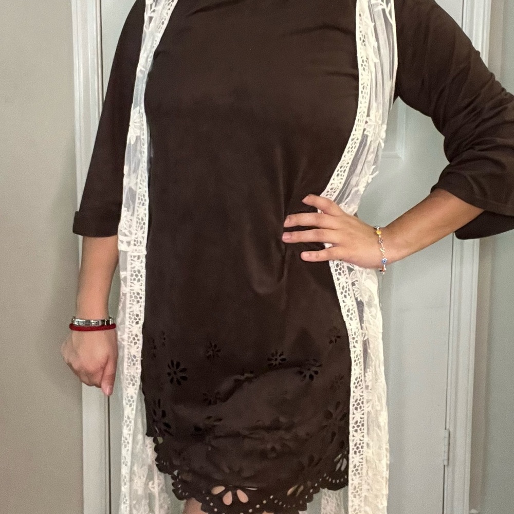 WRANGLER Suede dress size L